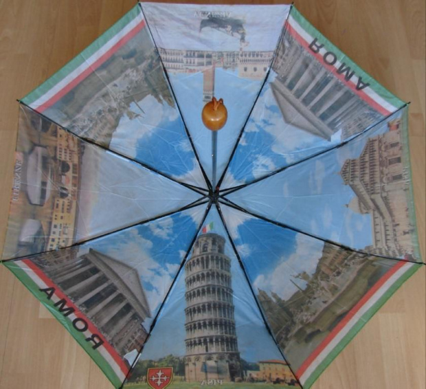 parasol manualny love italia