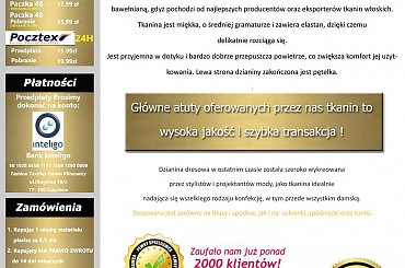 #BawełnaDresowa #dres #DresBawełniany #dzianina #DzianinaDresowa